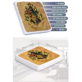 Resim Gökyüzü Panel Harry Potter-Led AVIZE-25WATT-30 cm x 30 cm Çocuk Odası Avize Luks LED Avize 