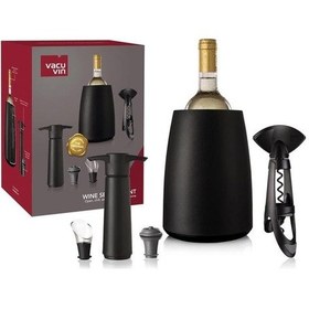 Resim Vacu Vin Elegant Şarap Seti 5 Parça - Kutulu Çok Renkli 