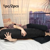 Resim Şişme Silindirik Yastık, Kadife Kaplama Yastık, Çiftler İçin Eğlenceli İnteraktif Deneyim, Yardımcı Yastık, Bacak Yastığı 