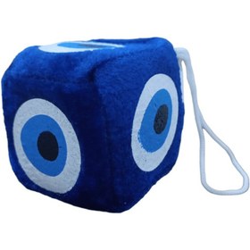 Resim MOTTOMOR ZAR PELUŞ NAZAR BONCUĞU KÜÇÜK BOY 6 CM Uyumlu 