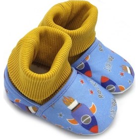 Resim Erkek Bebek Special Patik Fun-7361 Mavi 