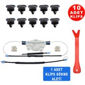 Resim Cam Kriko Tamir Seti Sol Ön Seat Toledo 2 1999-2005 Seat Leon 199 64381861 