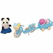 Resim Sylvanian Families Bisiklet ve Paten Seti Panda Kız 