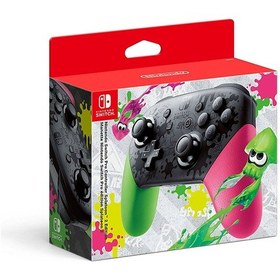 Resim Nintendo Switch Splatoon 2 Pro Controller Kablosuz Oyun Kolu 