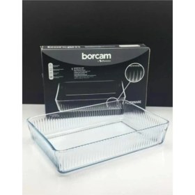 Resim Turuncu Borcam Fırın Tepsi 30X20 Cm, Dayanıklı ve Şık Mutfak Gereci 