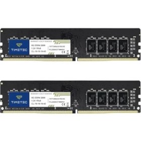 Resim Timetec Premium 16 GB Kıt (2x8 Gb) Ddr4 2666MHZ PC4-21300 Arabelleksiz Ecc Olmayan 1.2V CL19 1rx8 Tek Sıralı 288 Pin Udımm Masaüstü Bilgisayar Bilgisayar Bellek Ram Modülü Yükseltmesi 