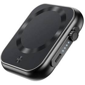 Resim 3-ın-1 Manyetik Güç Banka 5000mah, İphone Uyumlu İçin 22.5w Taşınabilir Magsafe Black Siyah 