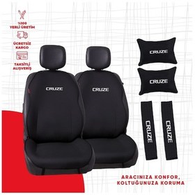 Resim Chevrolet Cruze Nakışlı Ön İkili Oto Minder Seti 