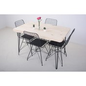 Resim ALTAN HOME Kütük Masa Takımı 