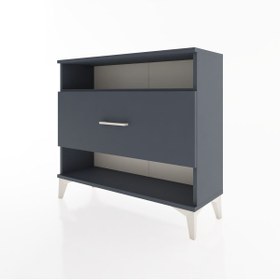 Resim Arges Şifonyer Tek Raflı Tek Çekmeceli 88x30x80 - Aytaşı / Çam 