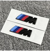 Resim Bmw M Piano Black Çamurluk Arması Seti 3m 3d Abs 