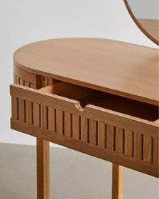 Resim Amber Makyaj Masası - Amerikan Meşe 