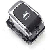 Resim Audi A1 2015 - 2018 Arka Cam Açma Düğmesi Krom Nikelajlı İthal Marka 4H0959855A 