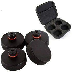 Resim Tesla Uyumlu Lift Takozu - 4 Parça Jack Lift Pad Adaptörü - Tesla 