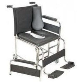 Resim Medikaltec Deri Döşemeli Tekerlekli Klozet Yükseltici 