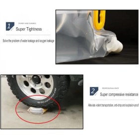 Resim MiraLive Dayanıklı Plastik Içecek Çantası 1 Litre 