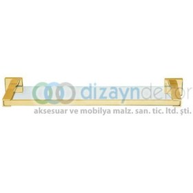 Resim DİZAYNAKS Parlak Altın Delüxe Etajer 