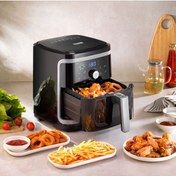 Resim Schafer Fit Fry Xl Sıcak Hava Fritözü Siyah 