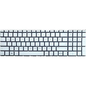 Resim HP Uyumlu Pavilion Gaming 15-ec2033nt (4G8U0EA08) Klavye (Gümüş) 