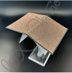 Resim Rose Gold Taşlı Ruhsat Kabı 