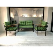 Resim adımshops Safir Balkon-bahçe-kafe Çay Seti Koltuk Oturma Takımı,oturma Grubu,ofis Koltuğu 