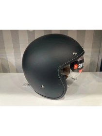 Resim mt Helmets Kask mt Lemans 2 Sv Mat Siyah Şeffaf Vizörlü 