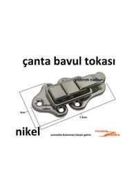 Resim Çanta Tokası Nikel Büyük Bavul Kilidi Dolap Kilidi Kutu Kilidi Kr 