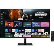 Resim Samsung M7 LS32DM702UUXUF 32" 4 ms 60Hz 4K UHD HDR10 Smart Siyah Monitör 
