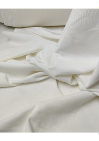 Resim Ekru Renkte Kaşkorse Ribana Kumaş En 100 Cm X Boy 160 Cm -10372 Ekru 