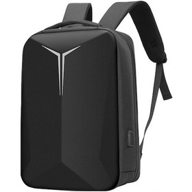 Resim 15.6 İnç Usb Bağlantılı Sırt Çantası, Dayanıklı Sert Kabuklu, Yansıtıcı Şeritli, Oxford Kumaş, Çok Amaçlı Laptop Çantası Laptop Çantası 