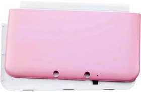 Resim Pembe Renk 3DSXL Ekstra Konut Case Kabukları Üst/Alt Kapak Plakası Değiştirme, Eski Büyük 3DS XL/LL 3DSLL El Konsolları, ABD Edition Üst/Alt Ön Kapak Kapak Plakası 2 ADET Set 
