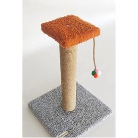 Resim AyrStore Tek Katlı Stepli Gri Kedi Tırmalama Tahtası 