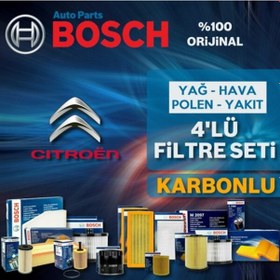 Resim Citroen Ds3 1.6 Dizel Bosch Filtre Bakım Seti 2014-Sonrası (495585003) 