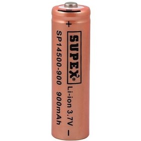 Resim Supex 14500 Li-Ion Aa 3.7V 900 Mah Şarjlı Kalem Pil 1li 