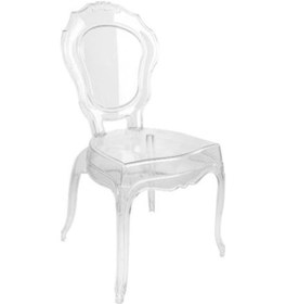 Resim Mandella Mila Şeffaf Kırılmaya Dayanıklı Sandalye 4 Adet Şeffaf 