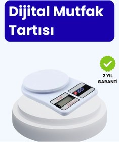 Resim Dijital Mutfak Terazisi 10kg Kapasiteli 1g Hassasiyetli 