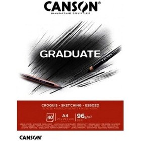 Resim Canson Graduate 96 Gr A4 40Yp Sketch 