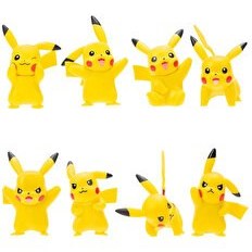 Resim Pokemon Battle 8'li Figür Seti Pikachu Seti 