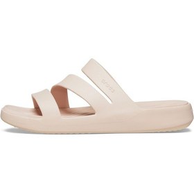 Resim Crocs Getaway Strappy Kadın Terlik Cr209587 Crc.6ur Bej 