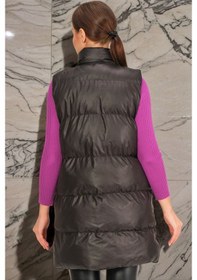 Resim Z6729 Dewberry Hk Style Bayan Yelek-düz Siyah Düz Siyah 