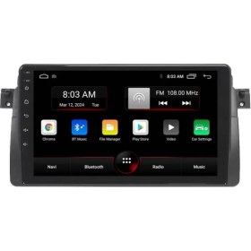 Resim Araç Multimedya Cihazı - 2 32 / IPS 9 Inch Ekran - Navigasyon - Carplay - Bmw E46 - Vsr 