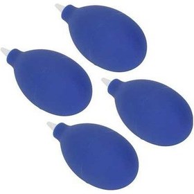 Resim Fortunelane 4'lü Gümüşlü Valfli Hava Blower Topu, Mavi, Mobil & Lens İçin Taşınabilir Ve Güçlü 