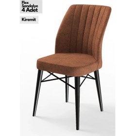 Resim Canisa Concept Canisa Flex Serisi Gürgen Ayaklı Sandalye , 4 Adet , Ayaklar Siyah 