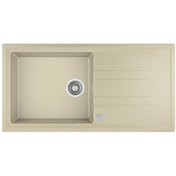 Resim Teka Stone 60 L-Tg Tek Hazneli Tek Damlalıklı Tegranite Eviye - Topasbeige - 115330011 