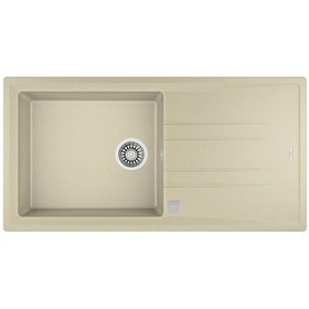 Resim Teka Stone 60 L-Tg Tek Hazneli Tek Damlalıklı Tegranite Eviye - Topasbeige - 115330011 