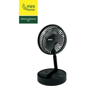 Resim Minihome Şarjlı Katlanılabilir Mini Fan Masa Üstü Vantilatörü Usb Soğutucu Sessiz El Fanı 