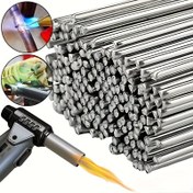 Resim 20/50/100 Adet Alüminyum Kaynak Çubukları - Düşük Sıcaklıkta Eritilebilir Flux İçli Elektrotlar, Gaz ve Argon Ark Kaynağı için, Alüminyum ve Alaşımlar, Endüstriyel Güçlü Lehim Teli, Kolay Eriyen Lehim, Profesyonel Kaynakçı Aksesuarları 