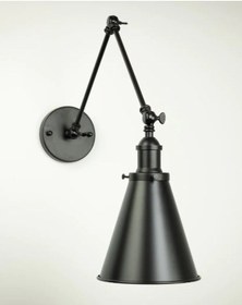 Resim Riolight Rustik1,vintage1,retro Hareketli Başlık Üç Mafsallı 1xe2 Siyah 