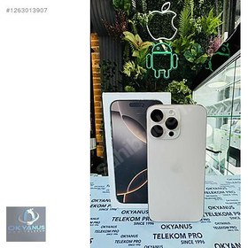 Resim Apple iPhone 16 Pro Max İkinci El YD | 256 GB | Çöl Titanyum 