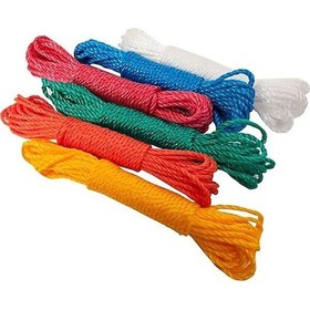 Resim 10 Metre Naylon Çamaşır İpi 24 Lü Çok Renkli 